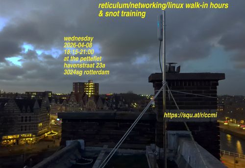 Reticulum/Networking/Linux walk-in hours