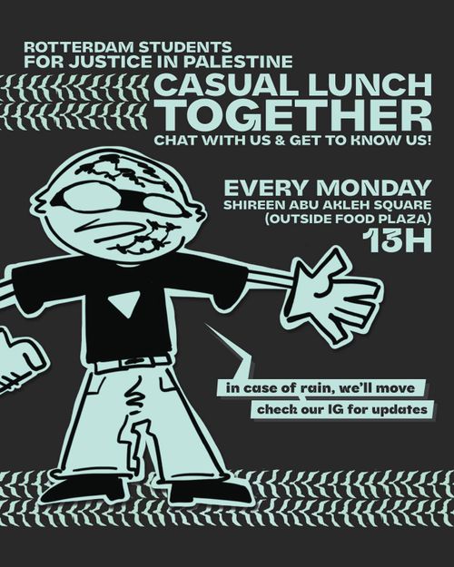 Rotterdam Students for Justice in Palestine - Weekly casual lunch