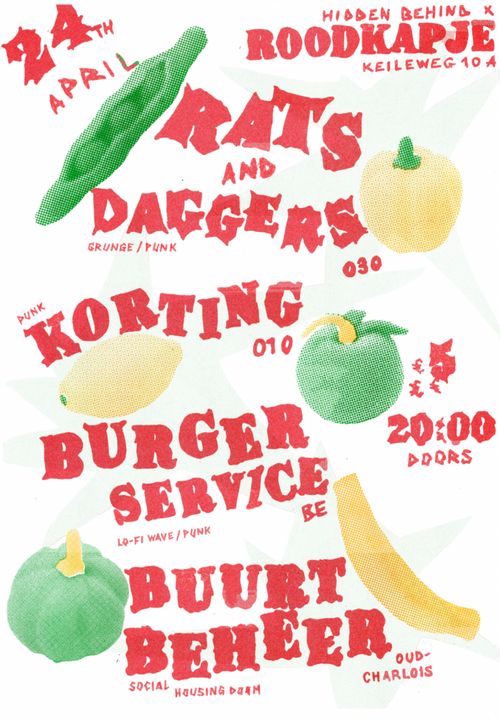 Roodkapje x Hiddenbehind: Buurtbeheer, Burgerservice, Korting, Rats & Daggers