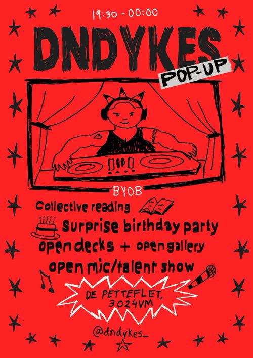 DNDYKES Pop-Up event / birthday party