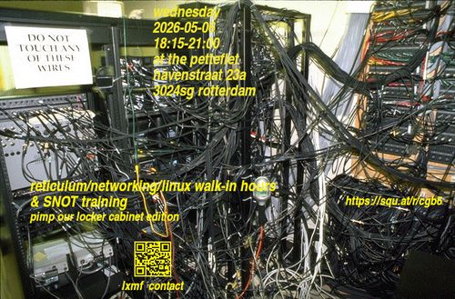 Reticulum/Networking/Linux walk-in hours