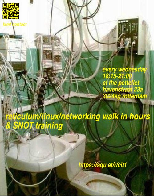 Reticulum/Networking/Linux walk-in hours