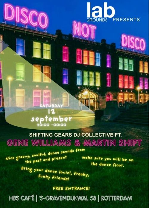 Disco not Disco – Kom 12 september dansen!