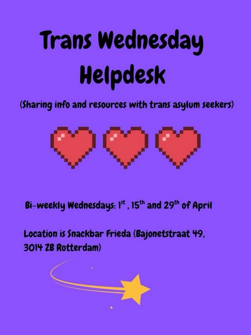 Trans Asylum Seeker Wednesday Helpdesk 